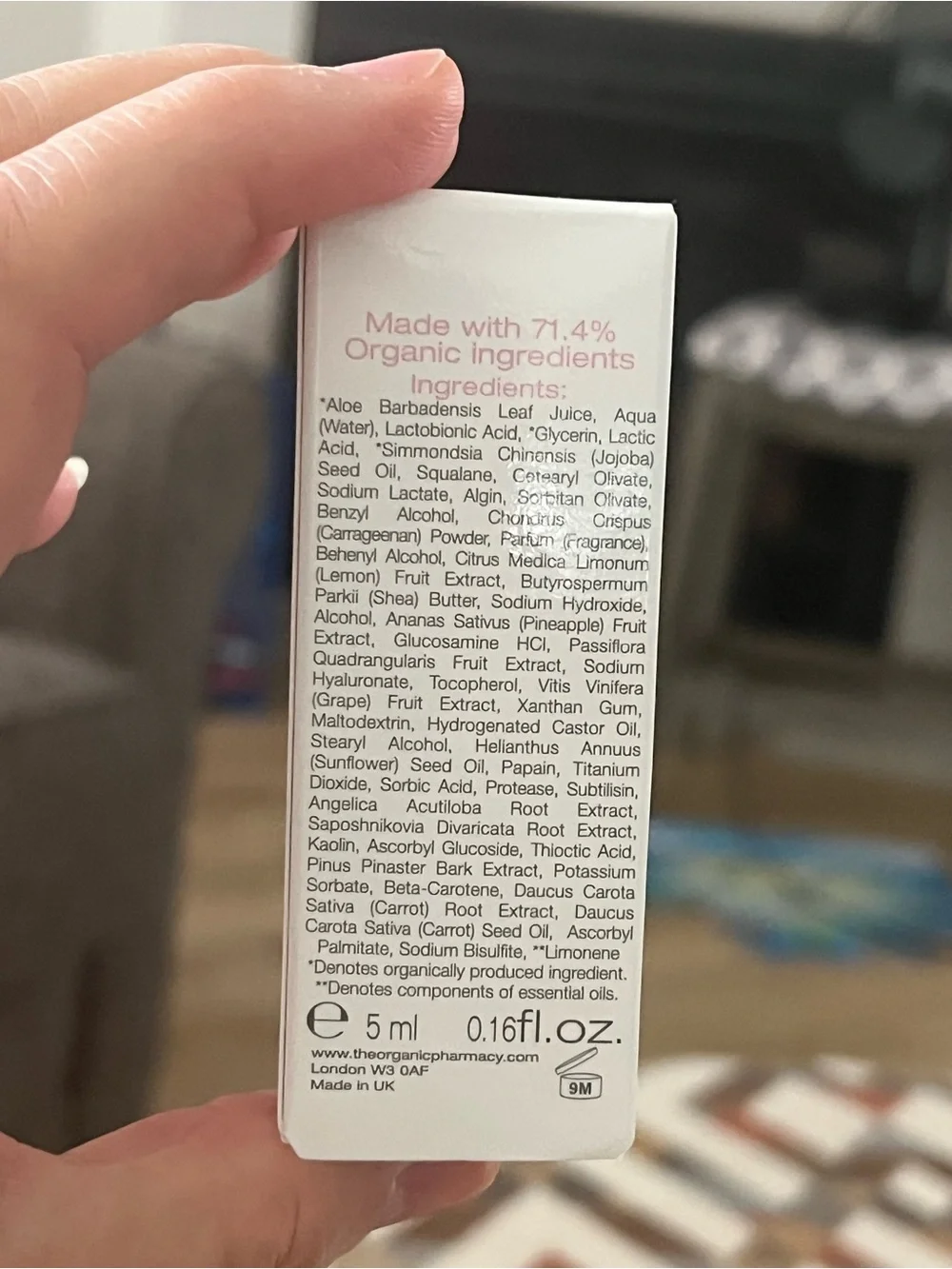 The Organic Pharmacy enzyme peel